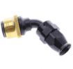 Picture of 60° PTFE Quick Connect Hose Ends -Black/Gold - AN8