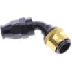 Picture of 60° PTFE Quick Connect Hose Ends -Black/Gold - AN8