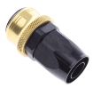 Picture of Straight Quick Connect Hose Ends -Black/Gold - AN12
