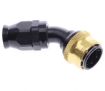 Picture of 45° PTFE Quick Connect Hose Ends -Black/Gold - AN12