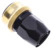 Picture of Straight Quick Connect Hose Ends - Black/Gold - AN20
