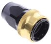 Picture of Straight Quick Connect Hose Ends - Black/Gold - AN20