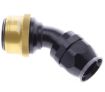 Picture of 45° PTFE Quick Connect Hose Ends -Black/Gold - AN16