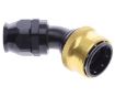 Picture of 45° PTFE Quick Connect Hose Ends -Black/Gold - AN16