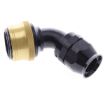 Picture of 60° PTFE Quick Connect Hose Ends -Black/Gold - AN16