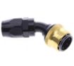 Picture of 45° Quick Connect Hose Ends -Black/Gold - AN10