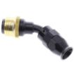 Picture of 45° PTFE Quick Connect Hose Ends -Black/Gold - AN6