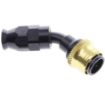 Picture of 45° PTFE Quick Connect Hose Ends -Black/Gold - AN6