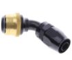 Picture of 60° Quick Connect Hose Ends -Black/Gold - AN10