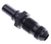 Picture of AN Bulkhead to Male quick connect - Black - AN8