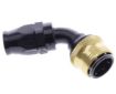 Picture of 60° PTFE Quick Connect Hose Ends -Black/Gold - AN10