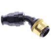Picture of 45° PTFE Quick Connect Hose Ends -Black/Gold - AN8