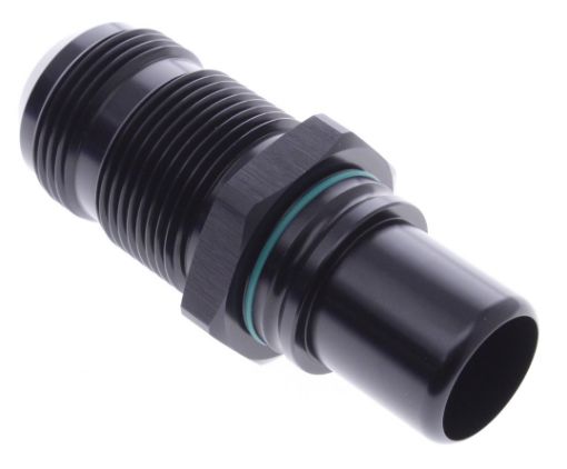 Picture of AN Bulkhead to Male quick connect - Black - AN16