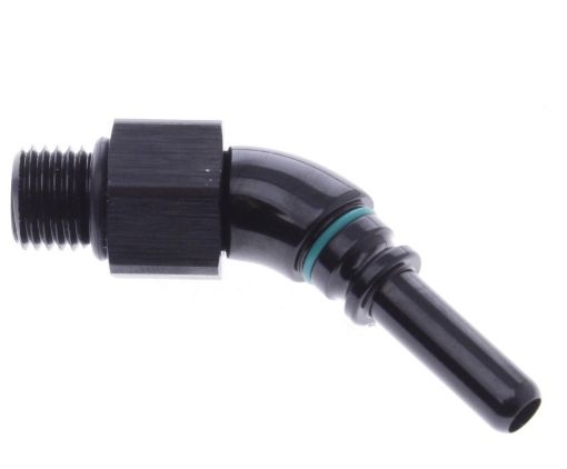 Picture of 45° AN4 - AN4 O-ring (7/16"x20 SAE UNF) - Black/Gold