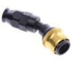 Picture of 30° PTFE Quick Connect Hose Ends -Black/Gold - AN6