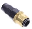 Picture of Straight Quick Connect Hose Ends -Black/Gold - AN4