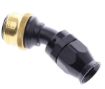 Picture of 30° PTFE Quick Connect Hose Ends -Black/Gold - AN12