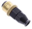 Picture of Straight PTFE Quick Connect Hose Ends -Black/Gold - AN4