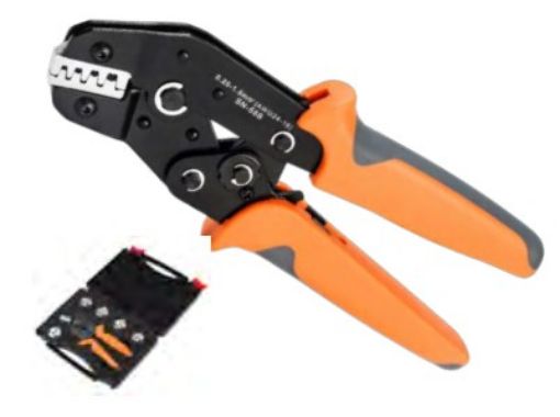 Picture of Crimping tool with 6 interchangeable jaws