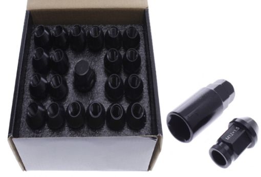 Picture of Aluminium Wheel nuts - M12*1.5 - Black (20 pc. set)