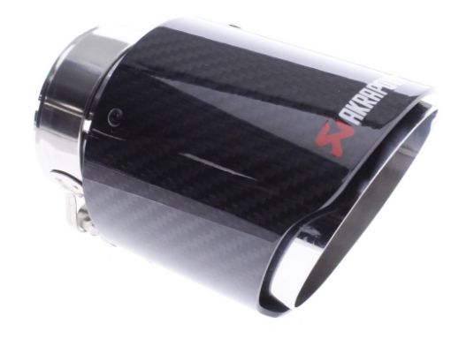 Picture of 2,5" inlet til 3,6" outlet - Stainless steel and carbon fiber tailpipe