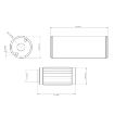 Picture of Nuke Performance slim fuel filter AN10 10 micron cellulose