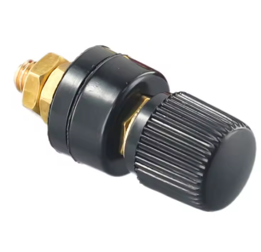 Picture of Battery Terminal Kit with Threaded Stud - M6 - Black