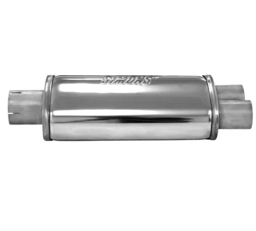 Picture of "Split 63" - Stainless "Silencer 2½ -> 2pcs. 2" outputs. - Simons U346351R